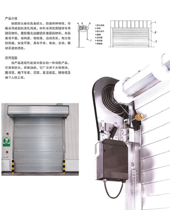钢质防火卷帘